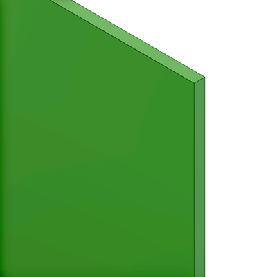 MODULAR SOLUTIONS PVC PANEL<br>1/4" X 48" X 96", GREEN